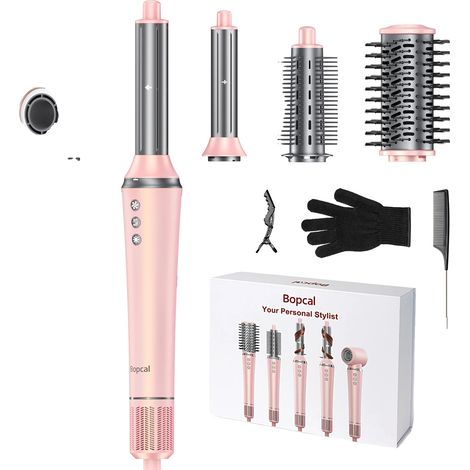 Sèche-cheveux, 5 en 1, Technologie d'Anion, Puissance de 1200W (1/2)