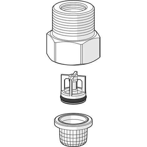 Hansa Schmutzfilter Rückflussverhinderer 59914086 Chrom