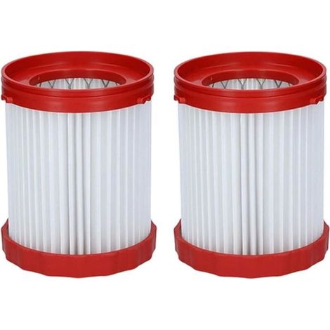 Deux cartouches filtrantes HEPA, compatibles avec l'aspirateur eau et poussière GAS 18V-10L (1/5)