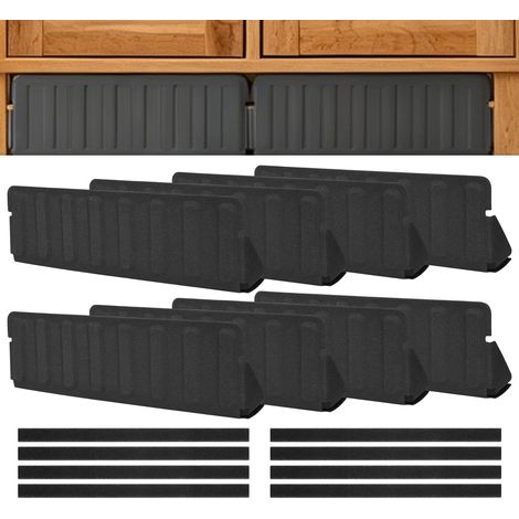Bloqueur de canapé sous canapé Bande de rembourrage réglable autocollante - 8 pièces sous le canapé Pour meubles, chaise, armoire, bureau à domicile, chambre à coucher, cuisine et pour chien, chat (1/5)