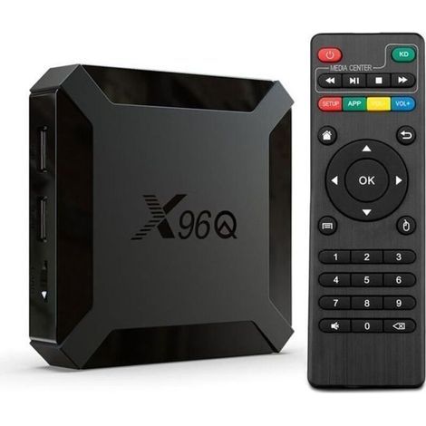 Boitier iptv TV BOX Android 10.0 X96Q TV Box H616 Quad core 1Go de RAM 8 Go de Rom 4K WiFi 2.4Ghz Smart TV Box Lecteur Multimédia (1/4)