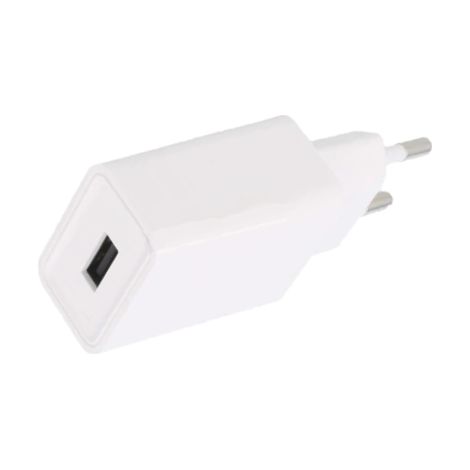 POSC05100A-WH-USB: Alimentatore POSC 5V/1A/5W, adattatore bianco, presa CA: CEE 7/16, presa CC USB