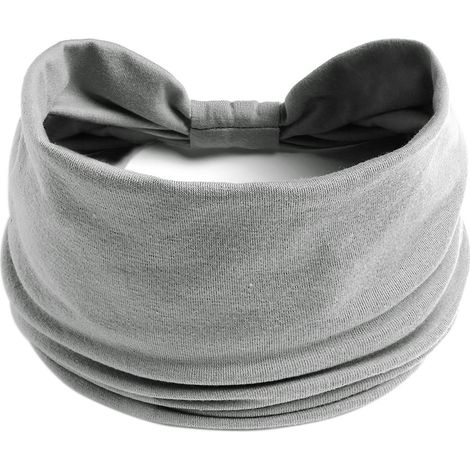 gris-cheveux Femme Idal Pour Yoga, Style, Sport, Voyages Accessoire Cheveux Multi-styles Bandeau Large Cheveux Fille Pour Une Vie Active (1/5)