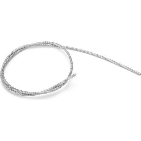 Câble en acier plastifié 304 de 20 mètres, anticorrosion, pour loisirs créatifs et suspension.
