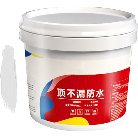 Revêtement imperméable liquide, scellant imperméable - Revêtement liquide imperméable à séchage rapide pour toit extérieur Scellant de réparation domestique pour fissures entre carrelages (1/5)