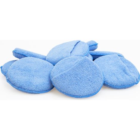 CSPARKV 10 Pads zum Auftragen von Wachs – Mikrofaser – Blau – 13 cm (1/4)