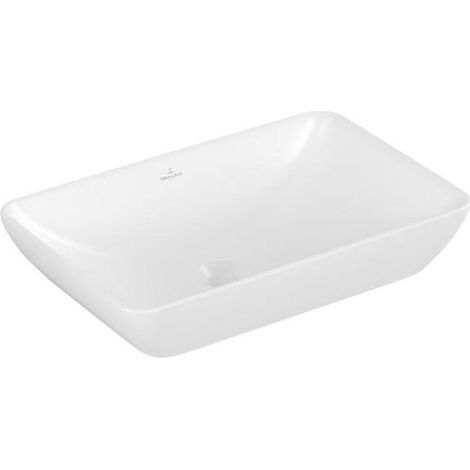 Villeroy & Boch Venticello Halbeinbau-Aufsatzwaschtisch 55 x 36 cm, ohne Hahnloch, mit Überlauf (1/5)