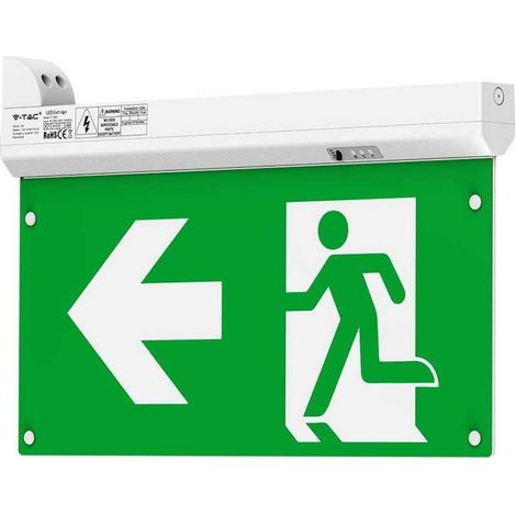 V-Tac – Lampe de secours LED 7675 – 6000K IP20 – Autonomie 3h – Installation murale, plafond, latérale – Flux lumineux 100 lm - vt-995 (1/10)