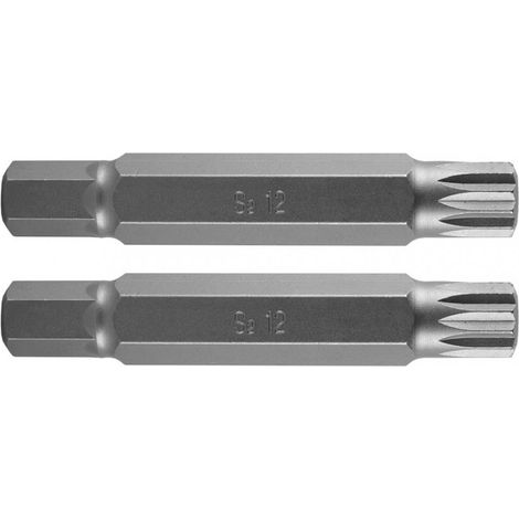 Embout cannelé M12 x 75 mm, S2 x 2 pièces. (1/3)