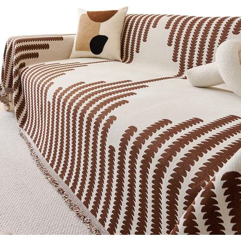 de couverture canapé simple et pour toutes les saisons,serviette contre lumières chat,housse Tissu (1/2)