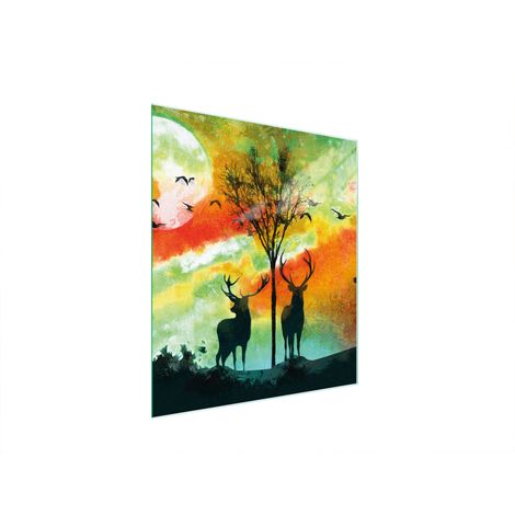 PLANCHE À DÉCOUPER EN VERRE 45x52 CERF (1/5)