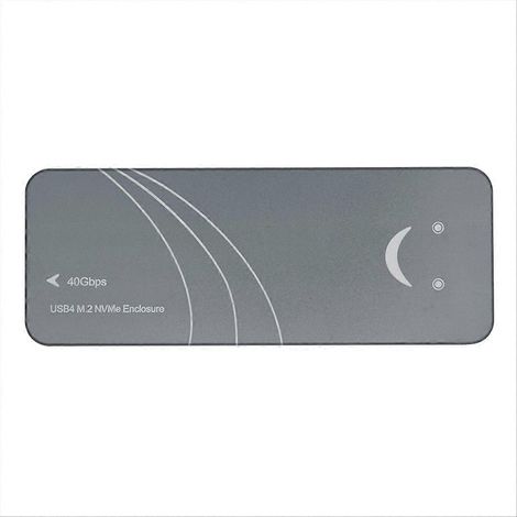 Boîtier pour disque dur SSD M.2 NVMe USB 4.0 40 Gbit/s 4 To, connecteurs M et B. (1/4)