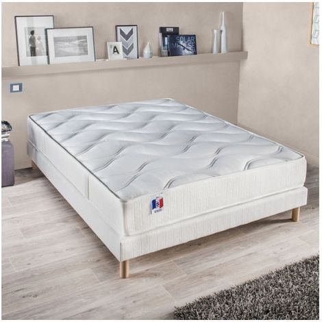 Matelas SPECIAL CONFORT ep18/19cm 140x190cm + Sommier (1/2)