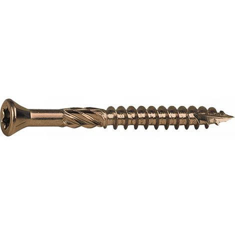 200 Vis terrasse Inox A2 Brunies 5 mm - Longueur 60 mm mm - Diamètre 5 mm