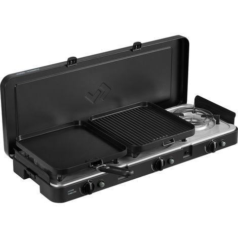 Cadac 3-Cook Turbo FFD Deluxe 50mbar BBQ Gasgrill Tischgrill Campinggrill 303FC-20-DE (1/5)