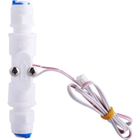 Capteur de débit d’eau précis – G1/4 – Interrupteur d’eau – Matériau PE sain – Pour électroménager et filtration (1/5)