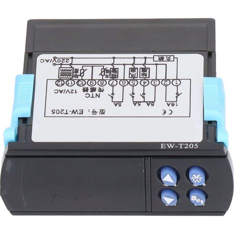 Intelligenter digitaler AC12V-Thermostat für Kühlräume, hochpräziser Temperaturregler, zuverlässiger digitaler Controller, genauer Sensor, professioneller Kälteanlageneinsatz. (1/5)