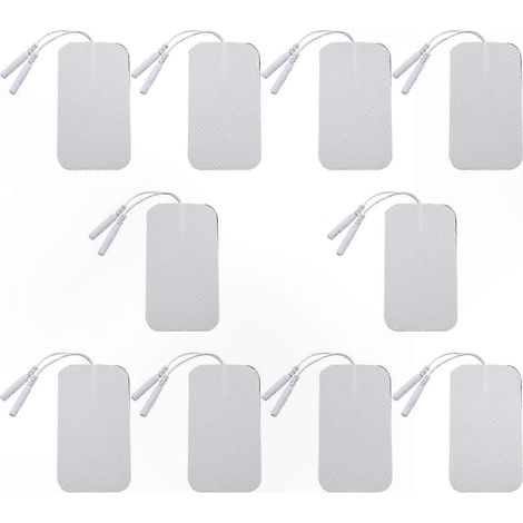 20 électrodes autocollantes pour appareil TENS/EMS, patchs en gel de 2 mm pour le soulagement de la douleur et la stimulation musculaire (1/5)
