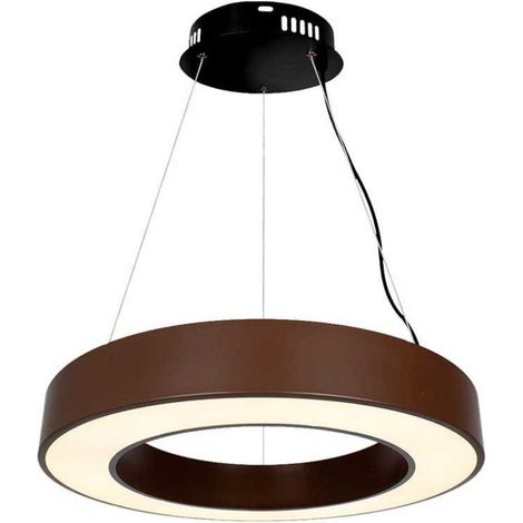 V-TAC VT-7760-C lampadario led rotondo corten a sospensione 50W circolare anello metallo sospeso 4000K dimmerabile triac - SKU 6959 (1/5)