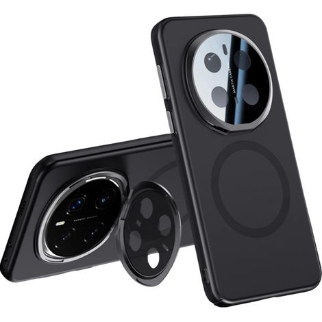 Funda para Honor Magic 7 Pro, con soporte, para MagSafe, negra. (1/4)