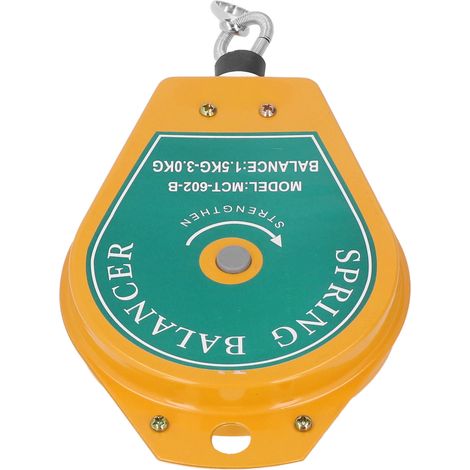 Équilibreur à ressort à tension réglable, support d'outils en acier inoxydable, pour équipements suspendus, poids de 1,5 à 3 kg. (1/5)