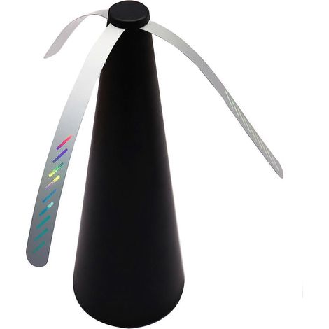 Mückenabweisender Ventilator mit 3 Flügeln, Fliegenabwehr im Freien, schädlingsfreies Essen im Freien, effektiver Schutz für Garten und Terrasse.
