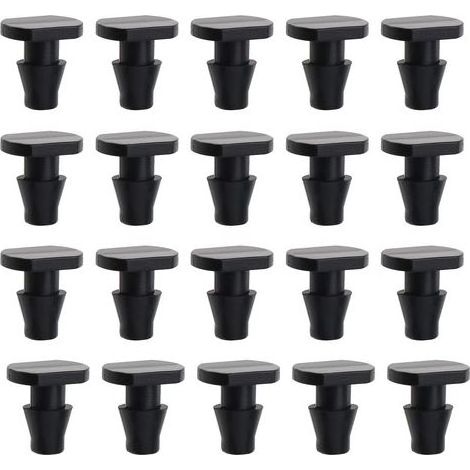 100pcs Bouchon de Tuyau d'irrigationTuyau Goutte à Goutte Embouts Irrigation Capillaire Petit Bouchon Accessoires pour Jardin Arrosage Irrigation (1/5)