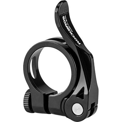 Morsetto reggisella per bicicletta per selle da 27,2 e 28,6 mm con sgancio rapido - nero (1/5)