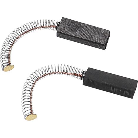vhbw 2x escobilla carbón motor carbono 6 x 10 x 28 mm compatible con Vorwerk Tiger 250, 251, VT 250, VT 251 aspiradora