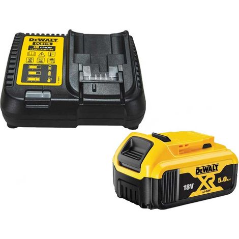 Dewalt DCB184 5.0ah 18v XR Lithium Ion Battery + DCB115 Charger (1/3)