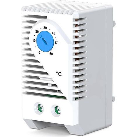 Thermostat et régulateur d'humidité à interrupteur mécanique NO NC 0-60 pour armoire, 250 V CA, 10 A, KTS011 (1/4)