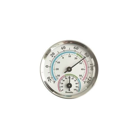 Hygromètre intérieur et extérieur – Plage de mesure -30 à +50 ℃ – Précision 1 ℃ – Boîtier en alliage d'aluminium résistant (1/5)