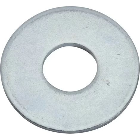 Rondelle piatte in acciaio zincato - 10 L