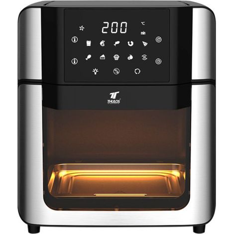 Friggitrice ad aria da 15 litri Friggitrice ad aria programmabile da 2000 W con timer Friggitrice senza olio con pannello to (1/5)