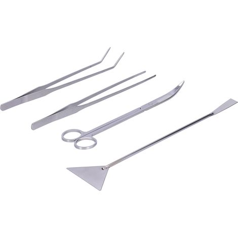 Kit de 4 Outils en Alliage d'Aluminium pour Nettoyage de Plantes d'Aquarium (1/5)