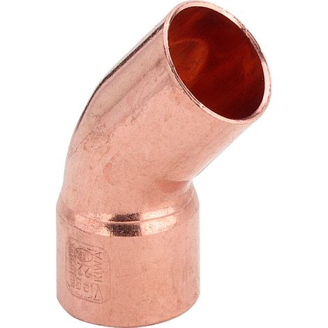 Viega Codo 45 grados, d 10mm cobre Modelo 95040, 109325