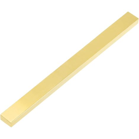 H62 Brass Flat Bar 0.16"x0.39"x14" Brass Solid Bar (1/5)
