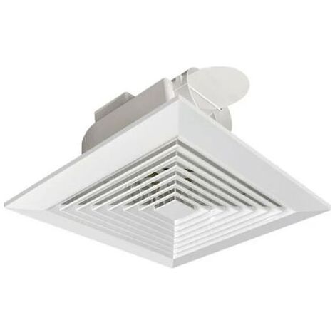 Badezimmerlüfter mit Rückschlagklappe, leise, für Küche, Decke, Büro (10 Zoll) (1/5)