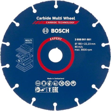 Bosch Expert Carbide Multi Wheel Disco di taglio 180 mm