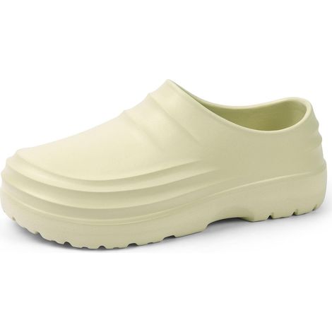 Chaussures de Cuisine Homme Femme, Sabots EVA Imperméables Antidérapants, Semelle Épaisse de 4 cm pour Chefs Infirmiers Jardinage (1/5)