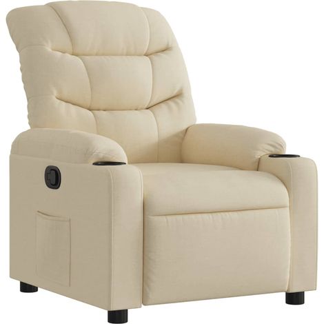 Maison Exclusive - Relaxsessel Creme Stoff
