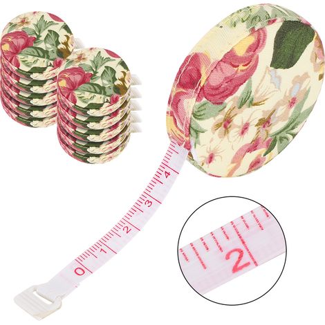 10 Pièces Mètre Ruban de Couture Rétractable pour Mesures Corporelles Précises (1/5)