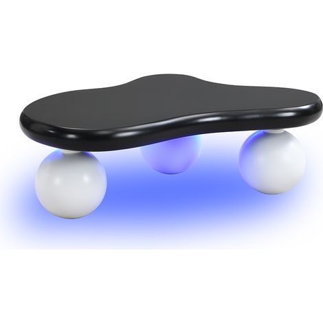 Mesa de centro nube con LED de 16 colores en MDF 95 x 62,5 x 32 cm MODENUIT (1/5)