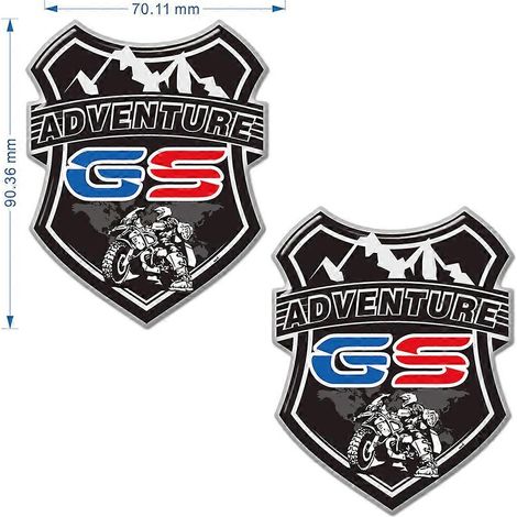 Pour BMW F700GS F700 F 700 GS GSA ADV ADVENTURE : Autocollants, protections, kit de protection pour réservoir d'essence et d'huile, genoux, poignées (1/5)