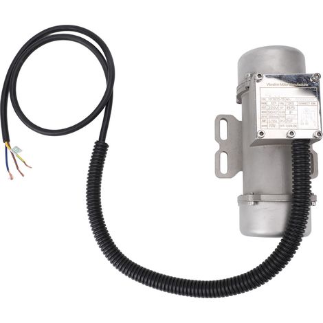 Moteur vibrant pour béton, en acier inoxydable, 220 V, 3 000 tr/min, IP65, monophasé, asynchrone, pour table vibrante à sable, 70 W, 73 kg, 0,195 A (1/5)