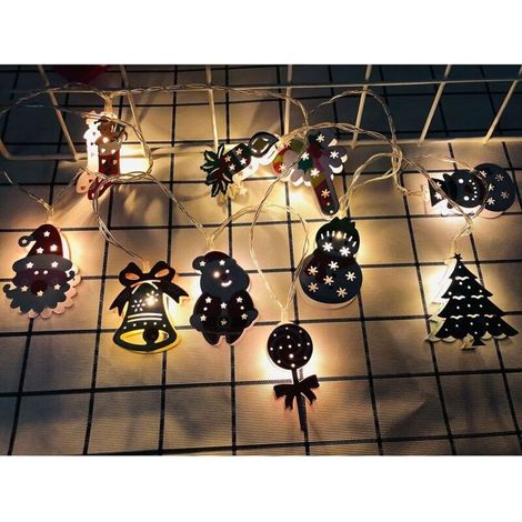 Luci a stringa LED impermeabili a batteria per Halloween, giardino, feste, albero di Natale (1/4)