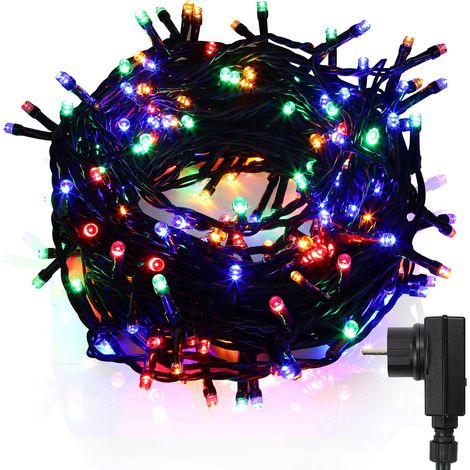 Wolketon Guirnalda luminosa LED 20m 200 LEDs Decoración Navideña – Decoración para Bodas  Navidad  Interior y Exterior Multicolor (1/5)