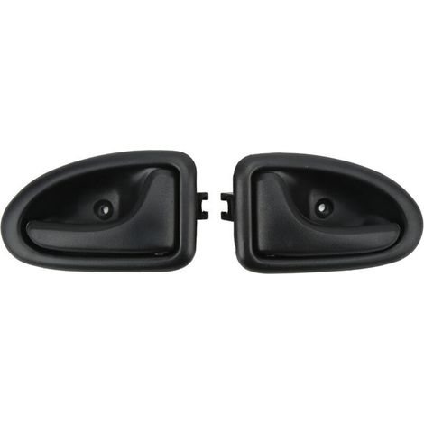 Eosnow Couvercle de poignée de porte intérieure 7700353282, 4 pièces, bol de garniture de poignée d'ouverture intérieure pour CLIO II MEGANE I SCENIC I TRAFIC (1/4)
