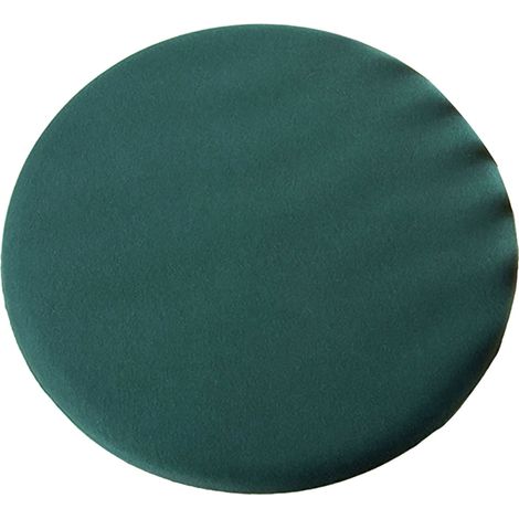 Cuscino rotondo per tatami, cuscino per seduta in maglia di cotone, cuscino giapponese in memory foam, cuscino per sedia da pranzo o seduta, verde foresta, 40 × 40 × 4,5 cm