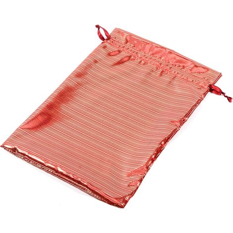 Sacchetto in tessuto per confezioni regalo 20 x 30 cm -Rosso (1/4)